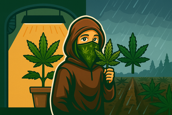 🌿 Indoor oder Outdoor? Warum der Indoor-Hanfanbau die bessere Wahl für Einsteiger ist